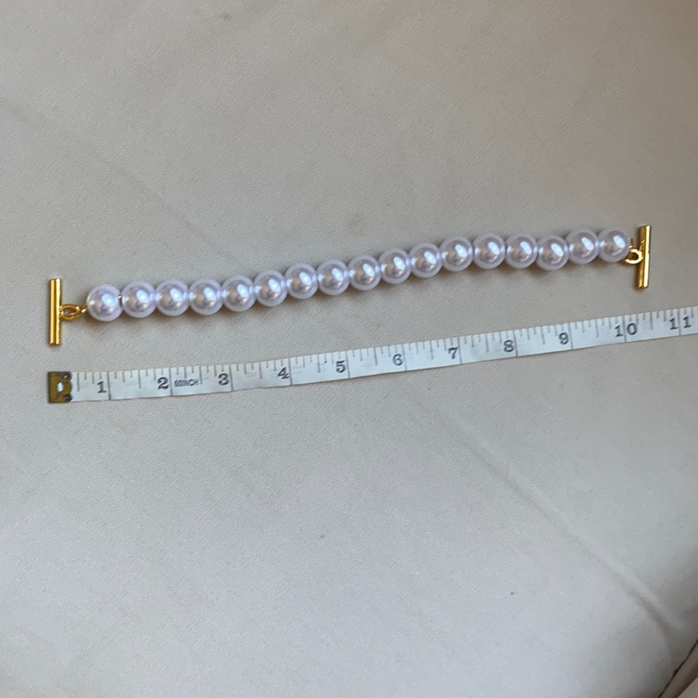 Pearl top handle purse strap accessory